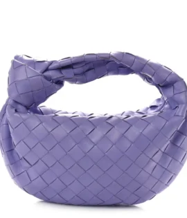 Superfake Bottega Veneta Nappa Intrecciato Mini Jodie Lavender Silver Hardware