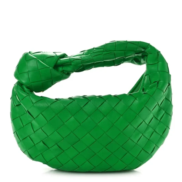 Superfake Bottega Veneta Nappa Intrecciato Mini Jodie Parakeet Gold Hardware