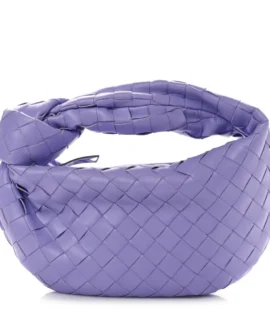 Superfake Bottega Veneta Nappa Intrecciato Mini Jodie Wisteria Silver Hardware