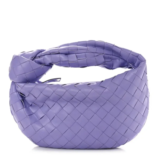 Superfake Bottega Veneta Nappa Intrecciato Mini Jodie Wisteria Silver Hardware