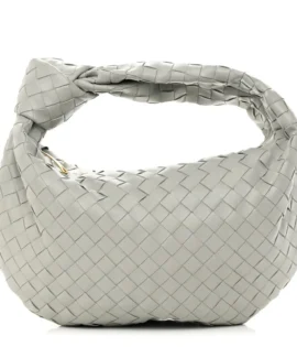 Superfake Bottega Veneta Nappa Intrecciato Small Jodie Agate Grey Gold Hardware