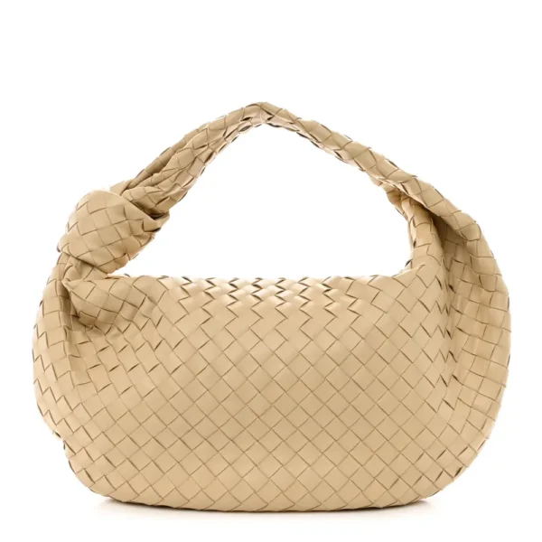 Superfake Bottega Veneta Nappa Intrecciato Small Jodie Porridge Gold Hardware