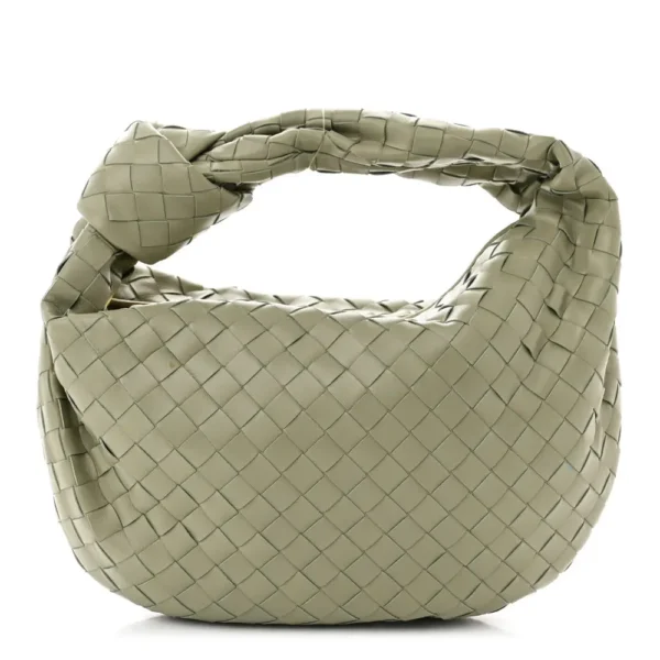 Superfake Bottega Veneta Nappa IntrecciatoTeen Jodie Hobo Travertine Gold Hardware