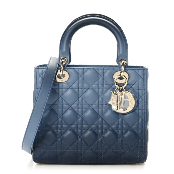 superfake Dior Cannage Lambskin Gradient Medium Lady Dior Blue Gold HardwareDior Cannage Lambskin Gradient Medium Lady Dior Blue Gold Hardware