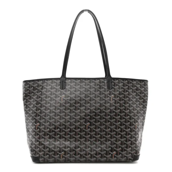 superfake Goyard Goyardine Black MM Artois Palladium Hardware