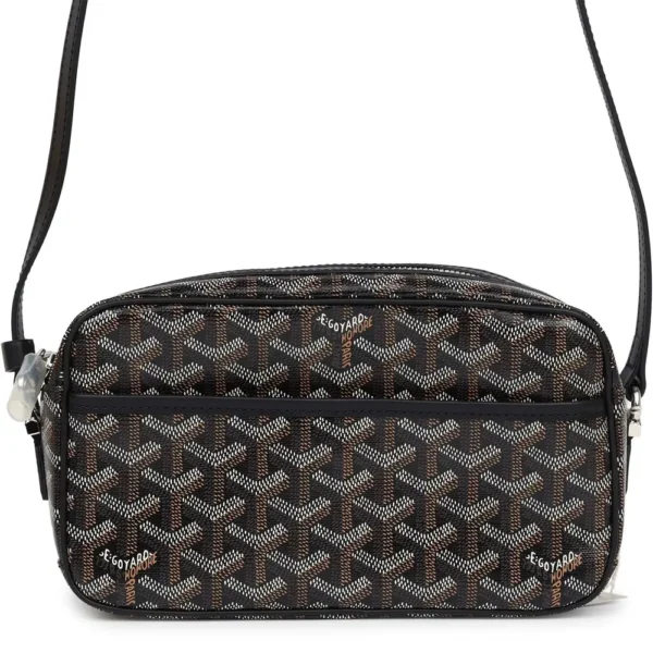 Superfake Goyard Goyardine Black PM Cap Vert Bag Palladium Hardware