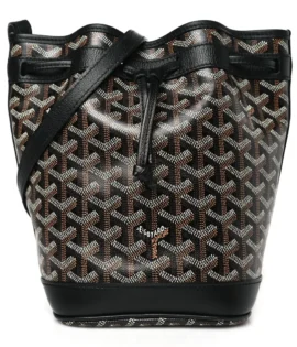 Superfake Explore the Goyard Goyardine Black PM Petit Flot Bucket Bag at Superfakebags.is. Shop now for a stylish Goyard Goyardine bag that blends elegance and utility.