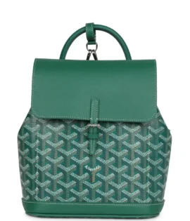 Superfake Goyard Goyardine Canvas Green Alpin Backpack front