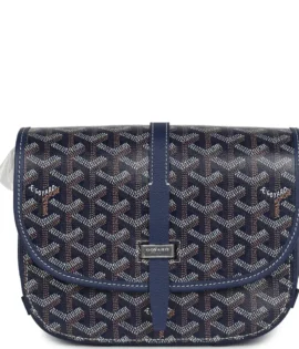 Superfake Goyard Goyardine Navy PM Belvedere Palladium Hardware