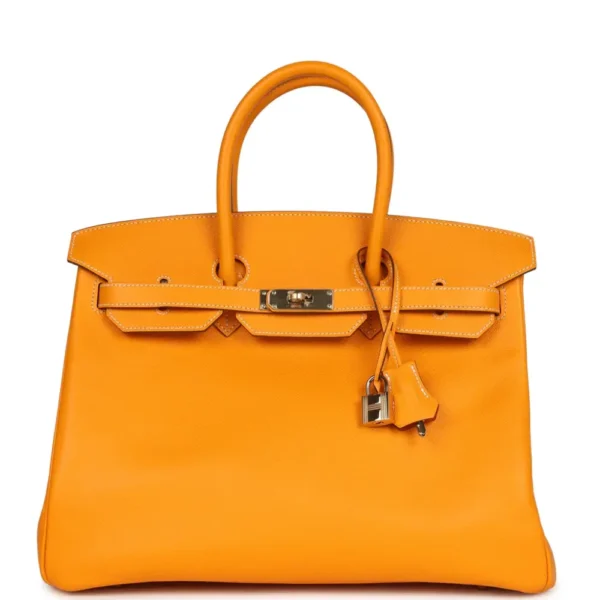 Superfake Hermès Candy Epsom Birkin 35 Jaune d'Or Permabrass Hardware