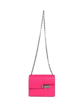 Superfake Hermès Chevre Chamkila Verrou Chaine Bag Mini Rose Pop Palladium Hardware