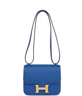 Superfake Hermès Constance 18 Bleu France Swift Gold Hardware