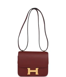 Superfake Hermès Constance 18 Rouge H Swift Gold Hardware