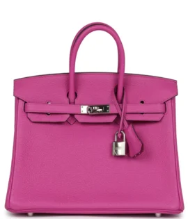 Superfake Hermès Togo Birkin 25 Magnolia Palladium Hardware