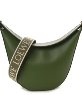 Superfake Loewe Satin Calfskin Jacquard Medium Luna Bag Avocado Green