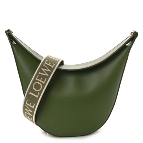 Superfake Loewe Satin Calfskin Jacquard Medium Luna Bag Avocado Green