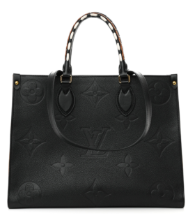 SuperfakeLouis Vuitton Wild At Heart Onthego MM Black Empreinte Monogram Giant Gold Hardware