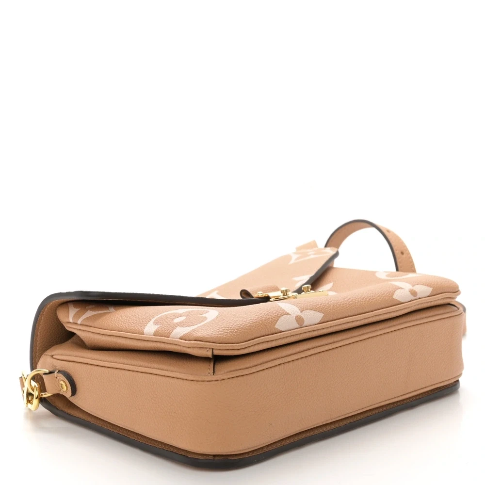 1:1 Replica LV Empreinte Monogram Giant Pochette Metis Arizona in Beige Handbags - Image 7