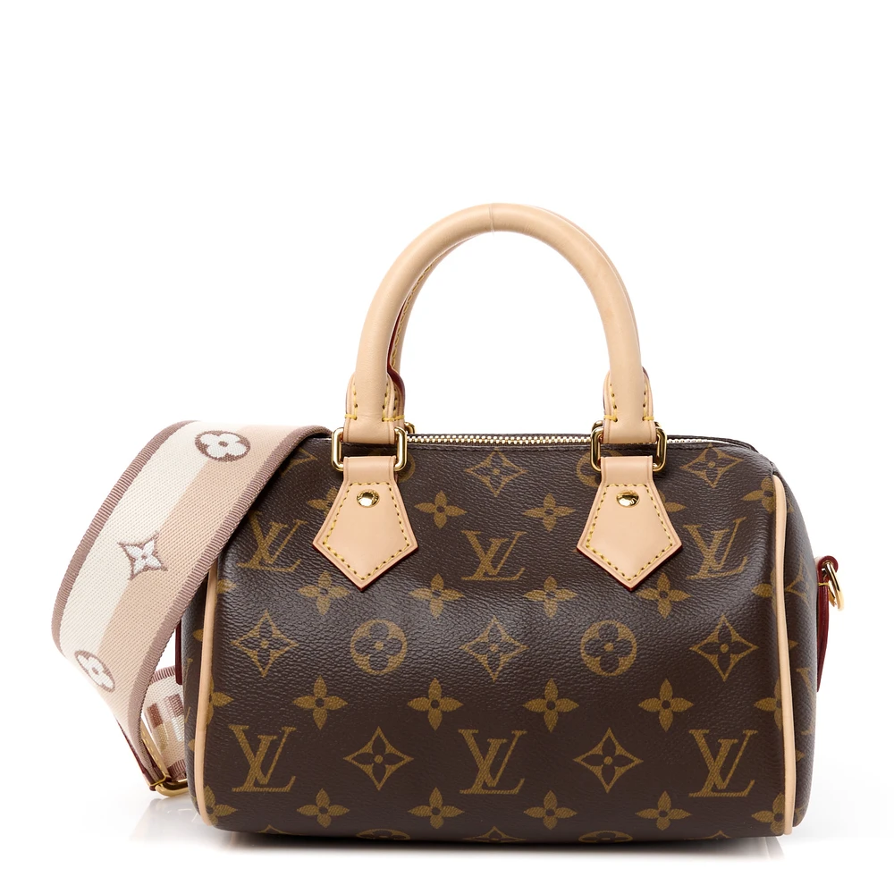 Speedy Bandouliere 20 Super Clone Monogram Canvas Gold Hardware Mini HandBag