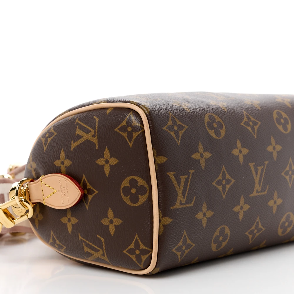 Speedy Bandouliere 20 Super Clone Monogram Canvas Gold Hardware Mini HandBag - Image 2