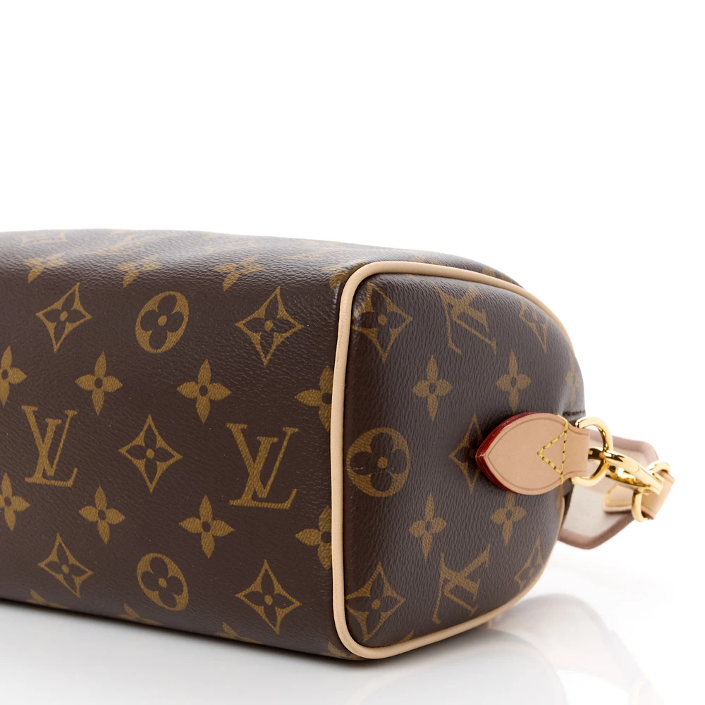 Speedy Bandouliere 20 Super Clone Monogram Canvas Gold Hardware Mini HandBag - Image 8