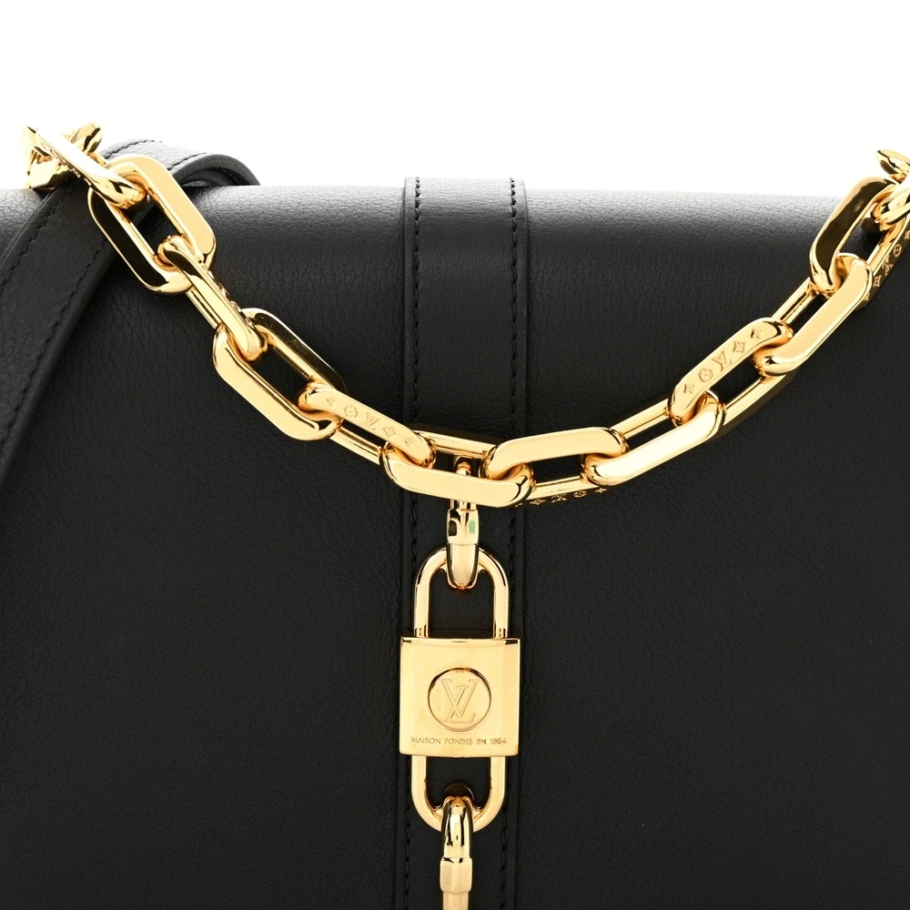 LV Rendez Vous Black Calfskin PM Super Fake Purse - Image 4