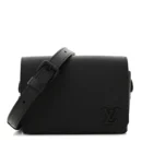 Fastline Wallet  Super Clone Black Cowhide Leather Compact Crossbody Wallet