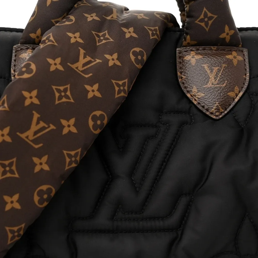 High Quality Neverfull MM 1:1 Replica Black Econyl Monogram Canvas Lightweight Tote - Image 6