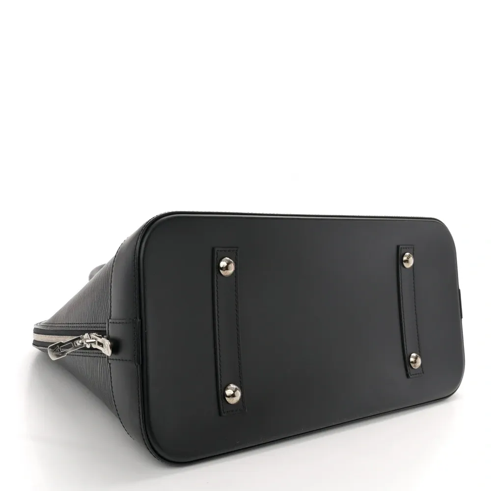 Alma GM Super Clone Black Electric Epi Leather Structured Shoulder Bag - Image 7