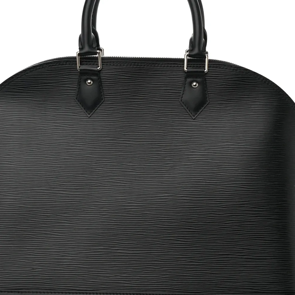 Alma GM Super Clone Black Electric Epi Leather Structured Shoulder Bag - Image 6