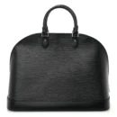 Alma GM  Super Clone Black Electric Epi Leather Structured Shoulder Bag