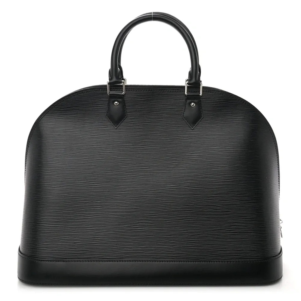 Alma GM  Super Clone Black Electric Epi Leather Structured Shoulder Bag