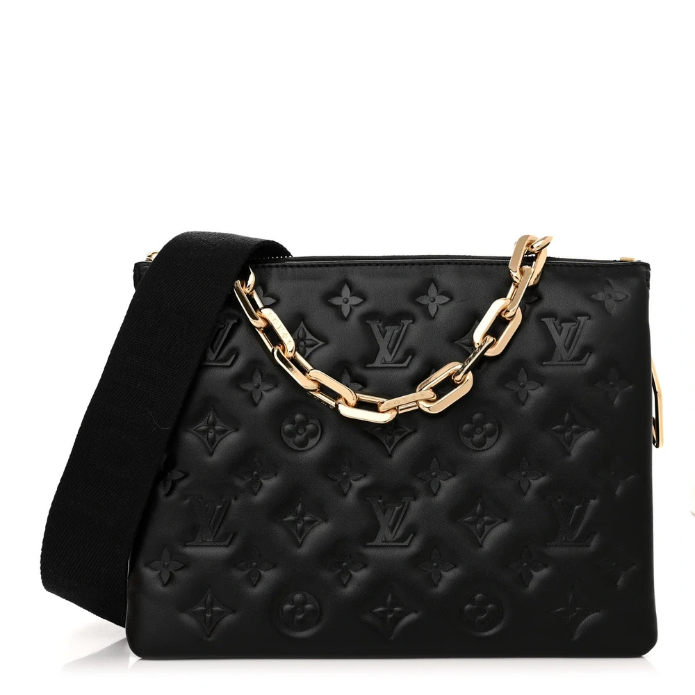 Pochette Métis 1:1 Replica Black Lambskin Leather Crossbody Bag