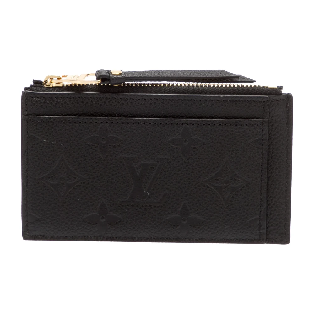 1:1 Mirror Quality Lou!S Vuiton Black Empreinte Leather Small LV Monogram Pouch