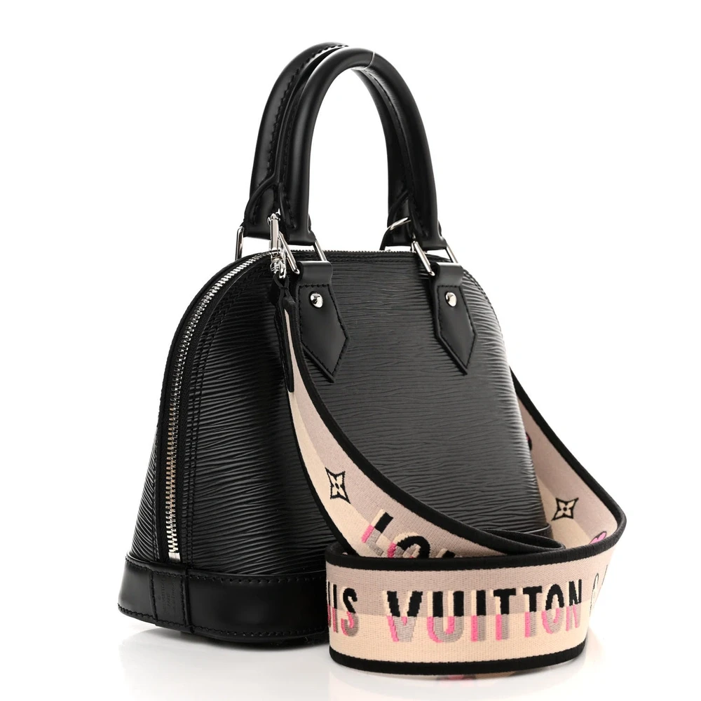 Superfake LV Alma BB Epi with Jacquard strap - Image 8