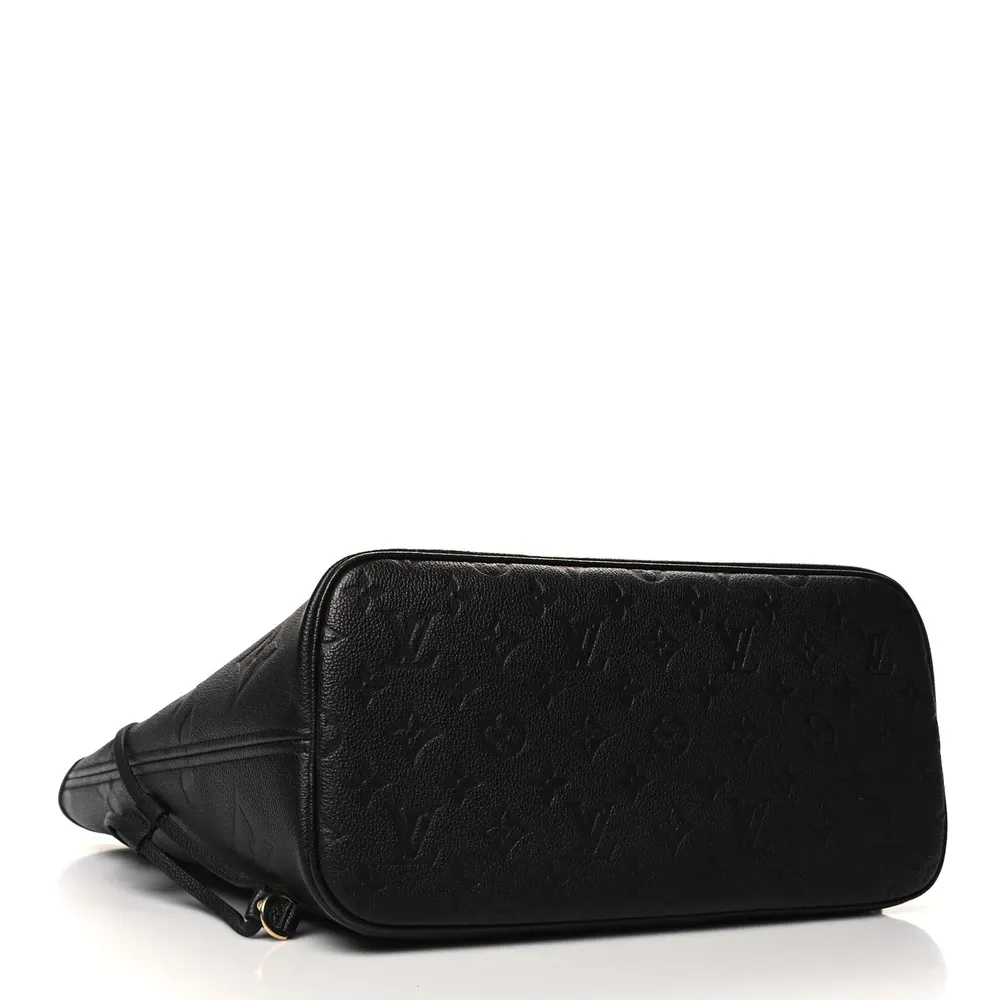 Luxury Neverfull MM 1:1 Replica Black Giant Monogram Canvas Large Tote Bag - Image 8