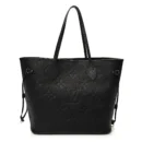 Luxury Neverfull MM 1:1 Replica Black Giant Monogram Canvas Large Tote Bag