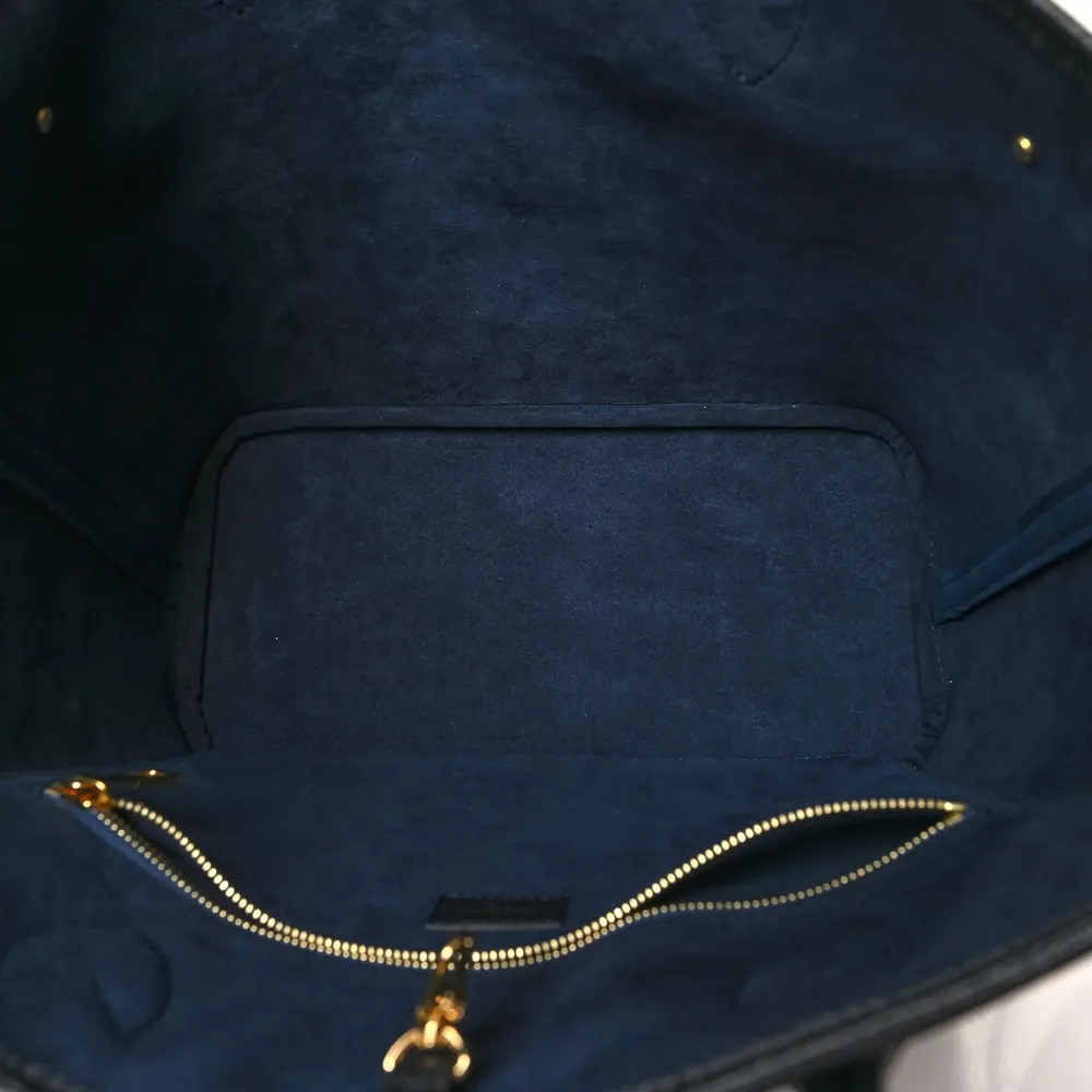Luxury Neverfull MM 1:1 Replica Black Giant Monogram Canvas Large Tote Bag - Image 6