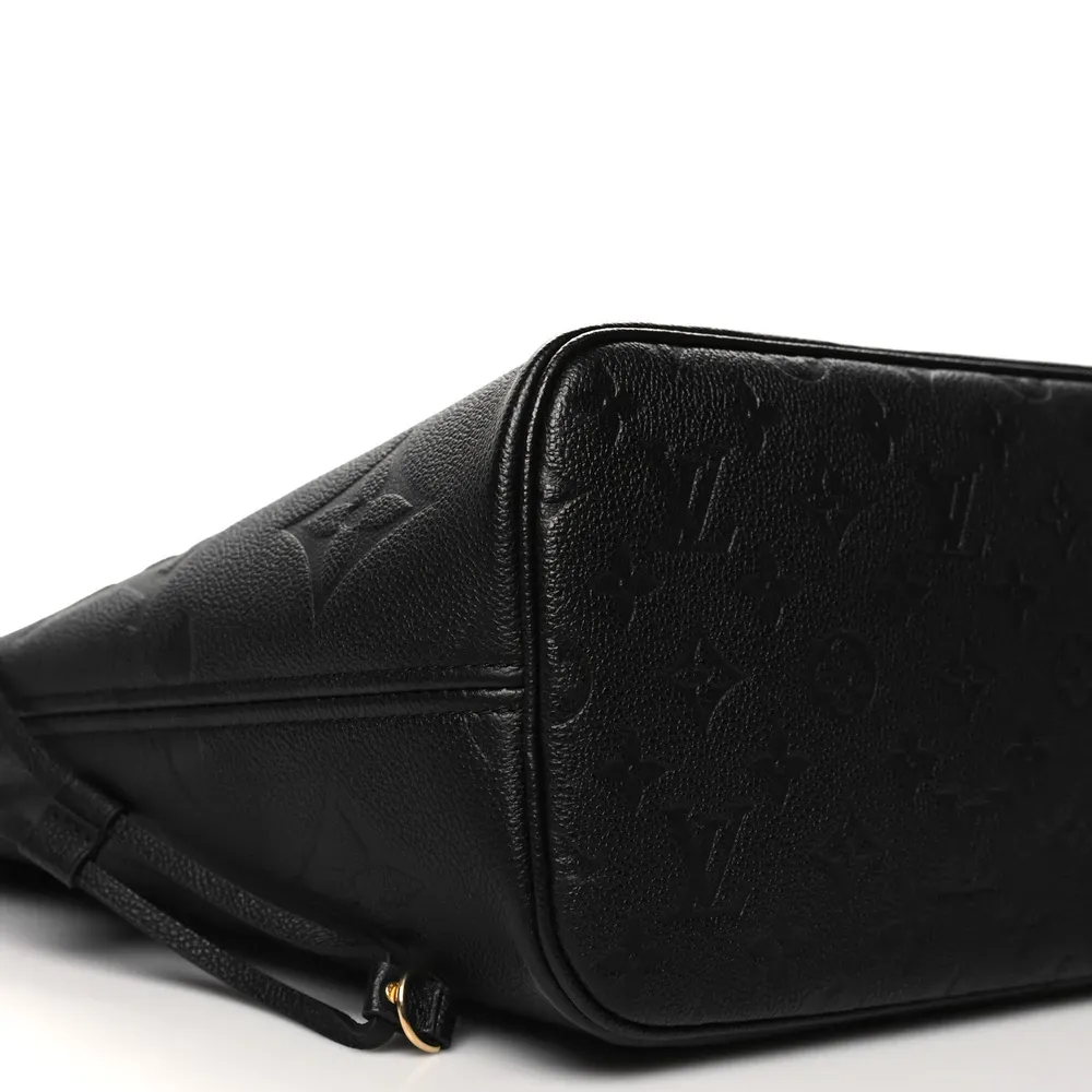 Luxury Neverfull MM 1:1 Replica Black Giant Monogram Canvas Large Tote Bag - Image 3