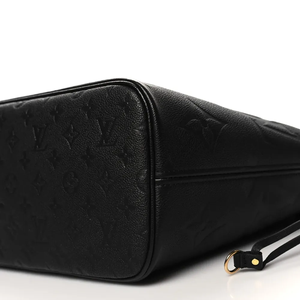 Luxury Neverfull MM 1:1 Replica Black Giant Monogram Canvas Large Tote Bag - Image 2
