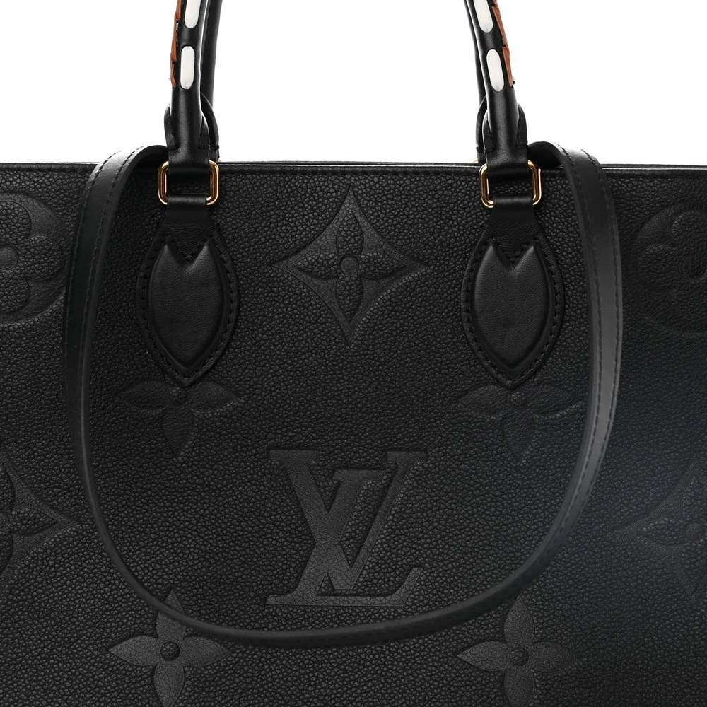 Onthego MM 1:1 Replica Wild at Heart Monogram Canvas Large Tote Bag - Image 6