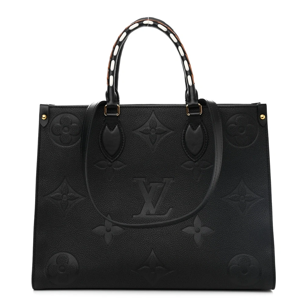 Onthego MM 1:1 Replica Wild at Heart Monogram Canvas Large Tote Bag