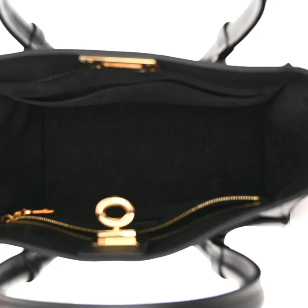 Lockme PM Super Clone Black Monogram Calfskin Leather Shoulder Bag - Image 5