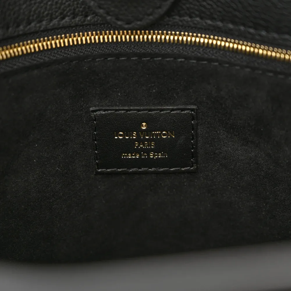 Lockme PM Super Clone Black Monogram Calfskin Leather Shoulder Bag - Image 4