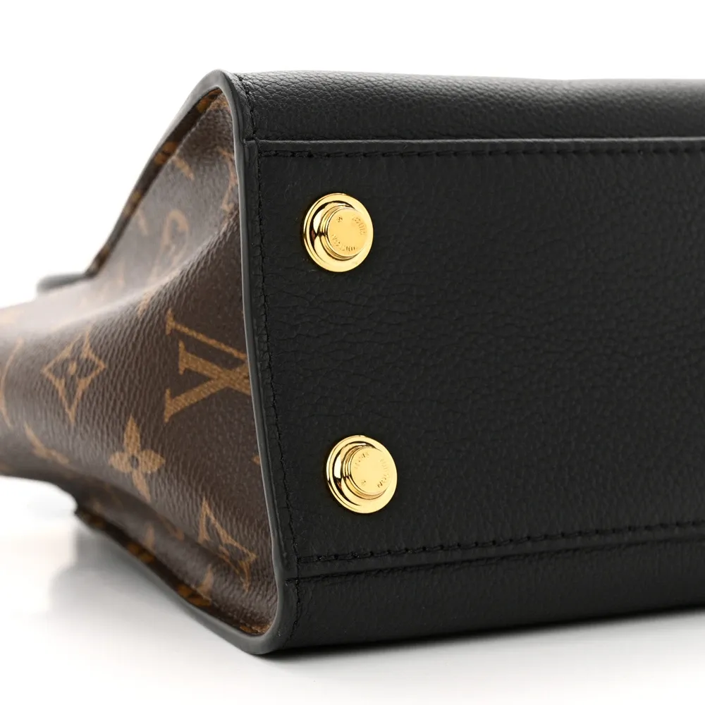 Lockme PM Super Clone Black Monogram Calfskin Leather Shoulder Bag - Image 3