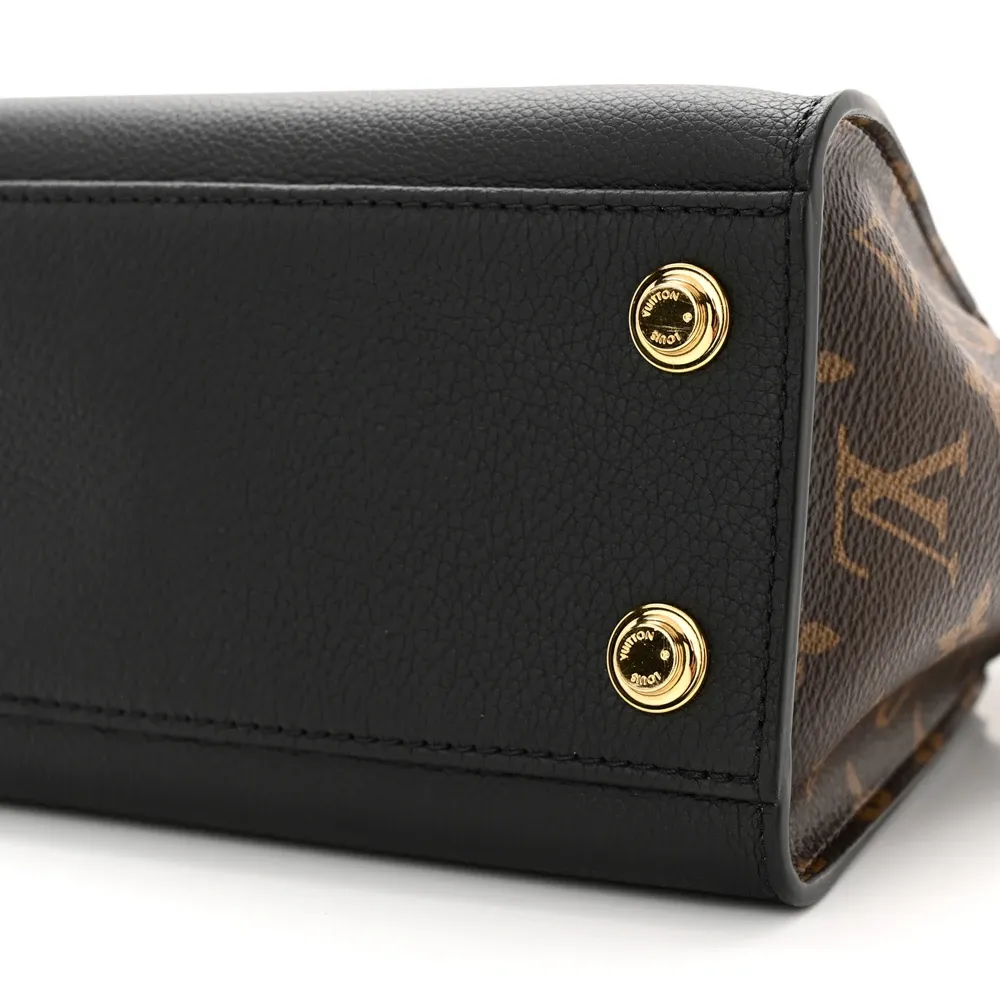 Lockme PM Super Clone Black Monogram Calfskin Leather Shoulder Bag - Image 2