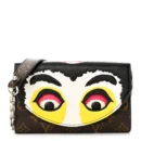 Kabuki Chain Wallet 1:1 Replica Monogram Canvas Silver Hardware Wallet