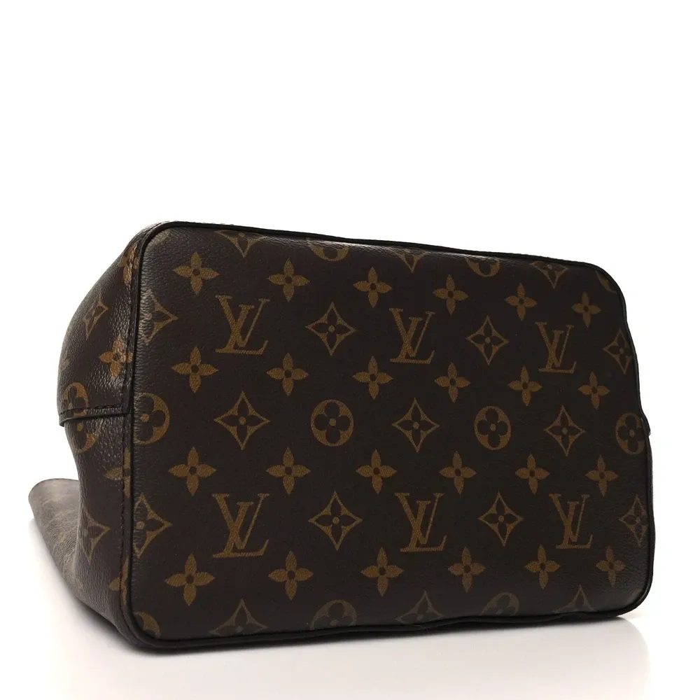 NeoNoe MM 1:1 Replica Black Monogram Canvas Bucket Bag with Spacious Interior - Image 7