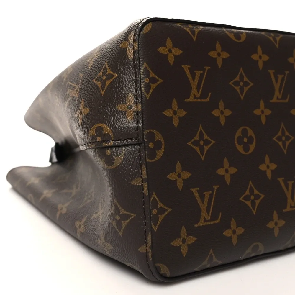 NeoNoe MM 1:1 Replica Black Monogram Canvas Bucket Bag with Spacious Interior - Image 2