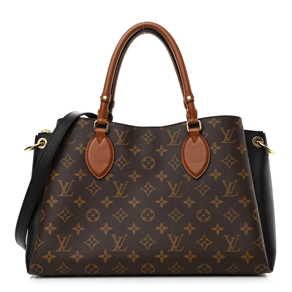 Gold Hardware Lou!S Vuiton Black Monogram Canvas Vendome MM Replica Mirror Quality Guaranteed